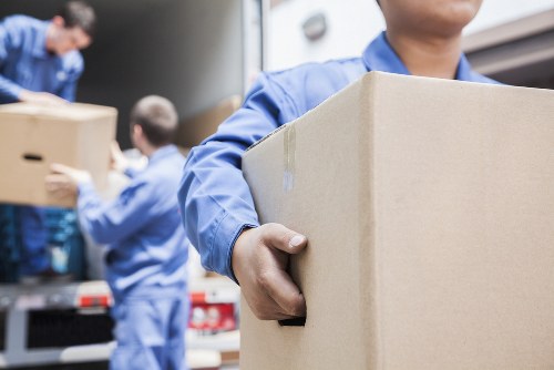 West Hampstead house removals team preparing for a local residential move