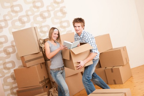 Packing and furniture protection for a house move in West Hampstead